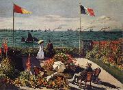 Claude Monet Terrace at Sainte USA oil painting artist